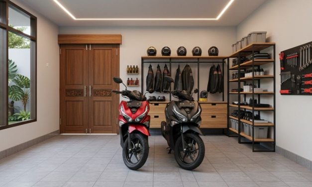 Bikin Rumah Lebih Rapi! Ini Ide Garasi Motor Di Samping Rumah
