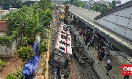 Situasi Terkini Pasca Kecelakaan Kereta Di Stasiun Bekasi Timur