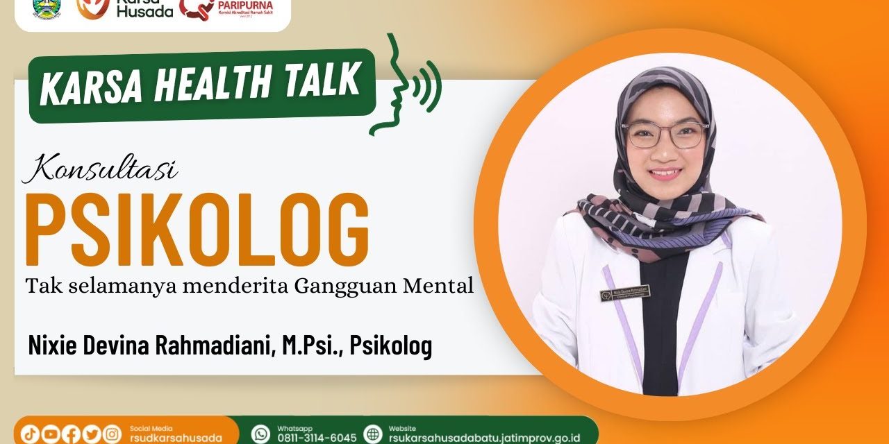 Psikolog Memiliki Peran Dalam Mengatasi Kesehatan Mental